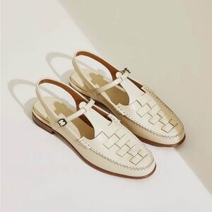 Elegant Cream Women's Loafers